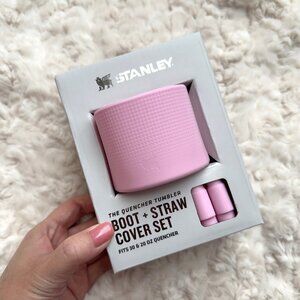 New in Box Stanley Quencher Boot and Straw Cover Set